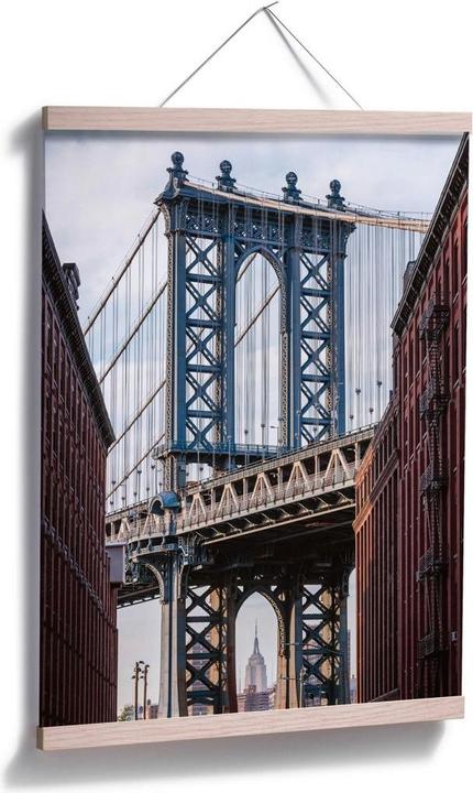 Actual product image Trenddeko Brooklyn Bridge (80 x 100 cm)