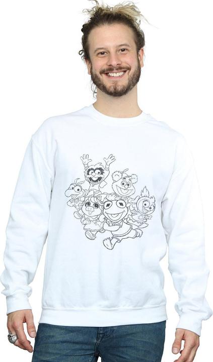 Immagine prodotto Disney The Muppets Muppet Babies Mono Group Felpa Uomo (4XL)