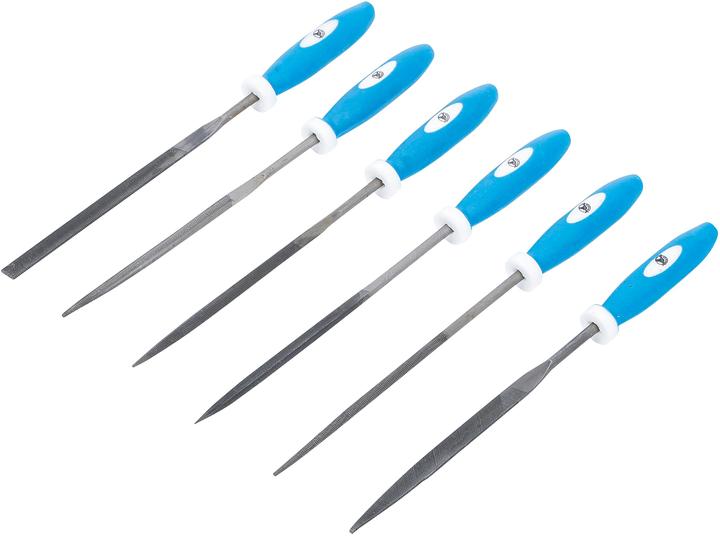 Produktbild BGS Nadelfeilen-Satz 140 mm 6-tlg. (Hieb 3, 140 mm)