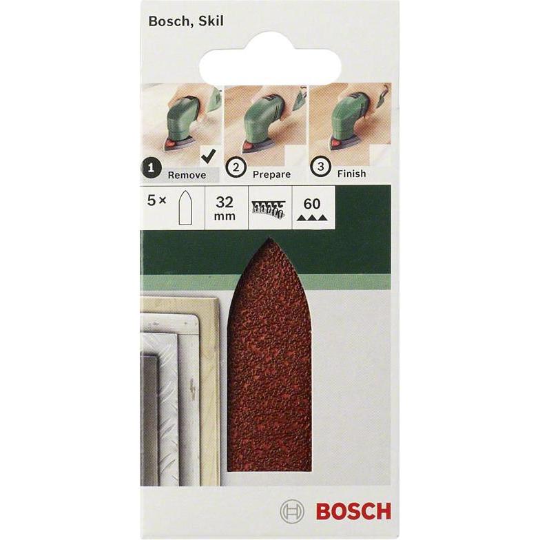 Thumbnail - Bosch Zubehör, Schleifmittel, Deltaschleifpapier-Set mit Kle (60, 120, 240)
