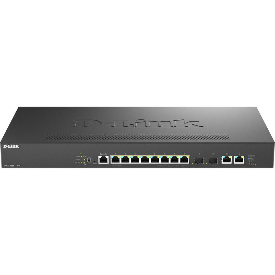 D-Link 12-PORT POE MULTI-GIGABIT (12 Ports), Netzwerk Switch