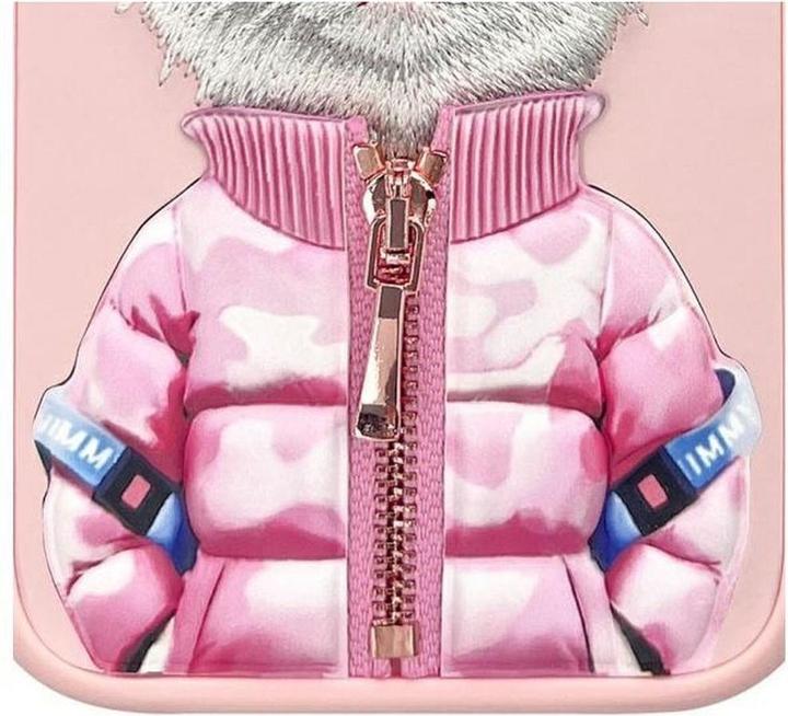 Actual product image Nimmy case iPhone 16 6.1" pink Cool&Cute 2.0 Cat (Apple iPhone 16)