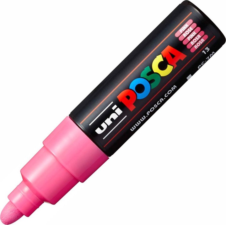 Actual product image Posca Marker PC-7M round tip (Rose, 5.50 mm, 1 x)