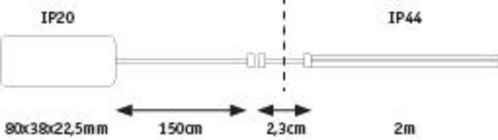 Produktbild Paulmann LumiTiles Slim Stripe COB (Warmweiss, 200 cm, Indoor)