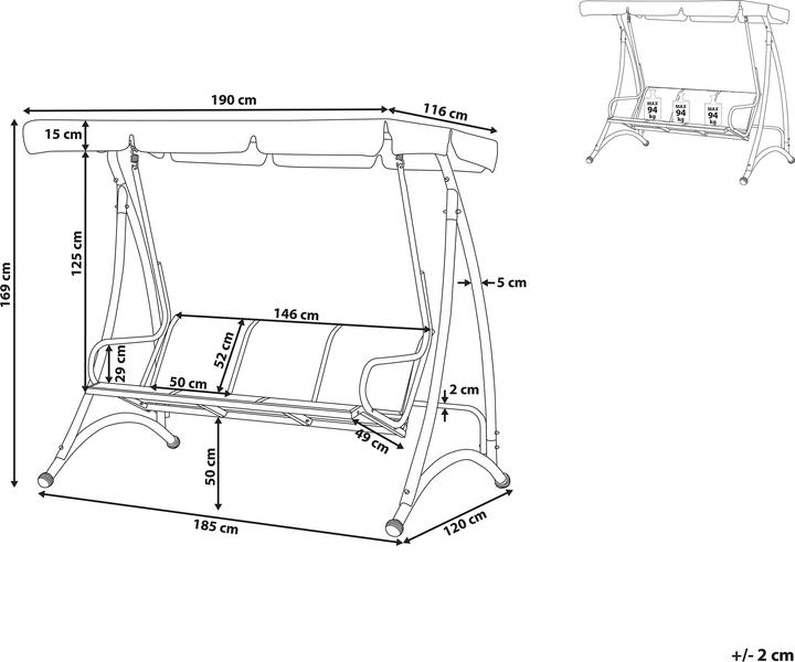 Immagine prodotto Beliani Bogart