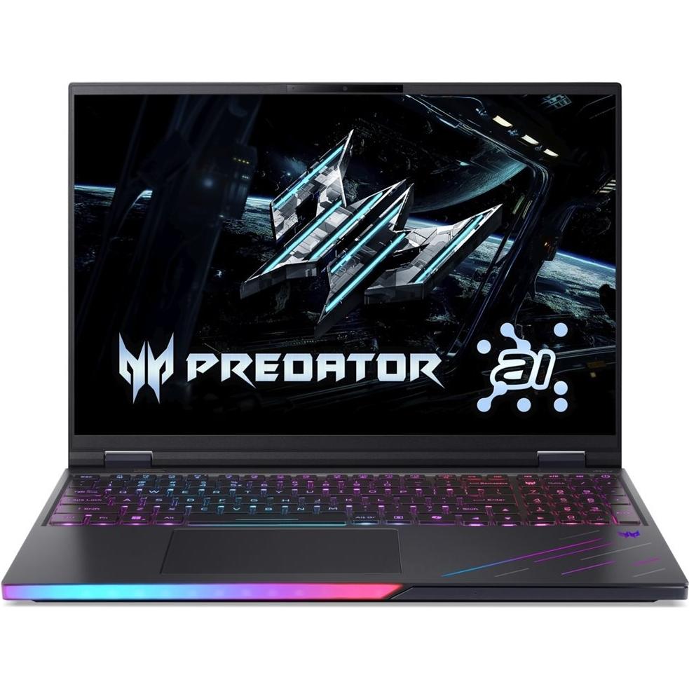 Acer Predator Helios 16 AI RTX 5090 (16", 1000 GB, 32 GB, DE, Intel Core Ultra 9 275HX), Notebook, Zwart