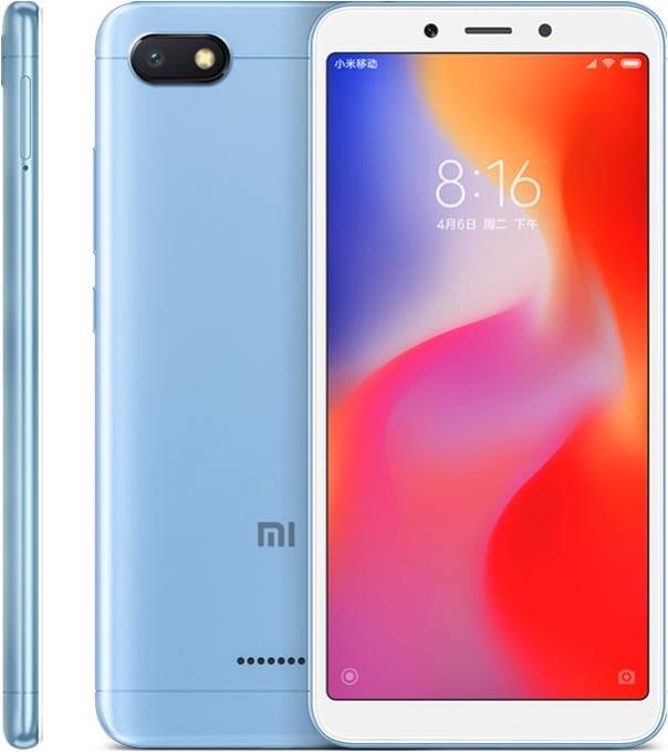 Produktbild Xiaomi Redmi 6A (16 GB, Blue, 5.45", Hybrid Dual SIM, 13 Mpx, 4G)
