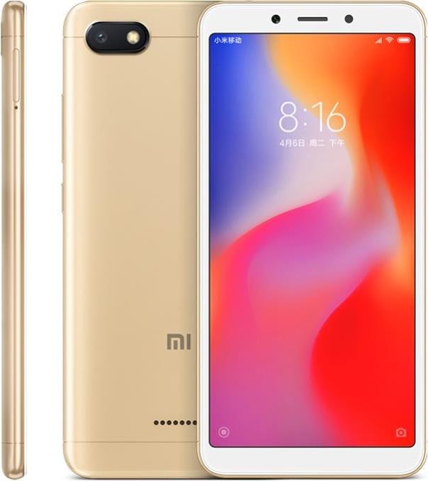 Produktbild Xiaomi Redmi 6A (16 GB, Gold, 5.45", Hybrid Dual SIM, 13 Mpx, 4G)