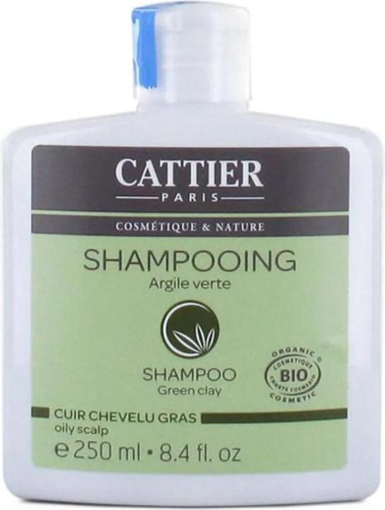 Actual product image Cattier Sh Argile Verte (right) (250 ml, Liquid shampoo)