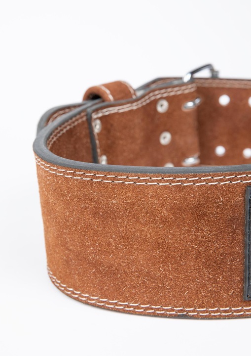 Immagine prodotto Gorilla Wear Cintura di sollevamento da 4 pollici in pelle marrone