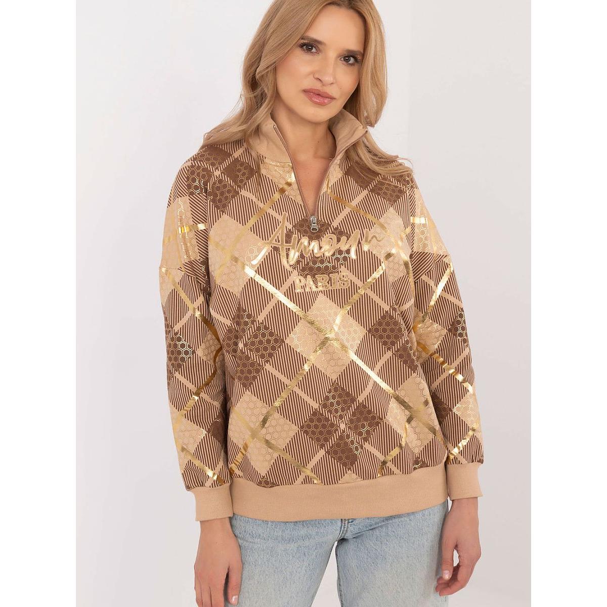 Factory Price, Damen, Pullover, Sweater, Braun, (M)