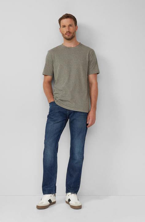 Produktbild S.Oliver T-Shirt Meliertes Ringel-Shirt mit Crew Neck (3XL)