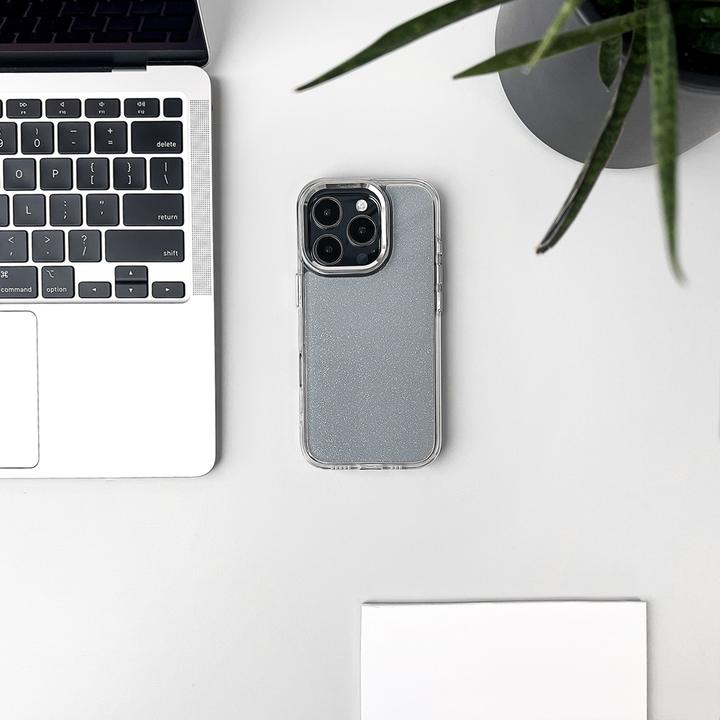 Immagine prodotto Wozinsky Glitter Case for Samsung Galaxy S24 FE - transparent with glitter (Samsung Galaxy S24 FE)