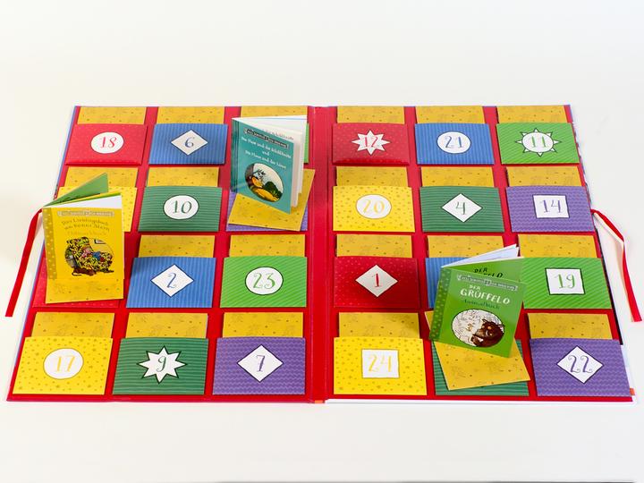 Produktbild Der Grüffelo und seine Freunde. Adventskalender mit 24 Minibüchern