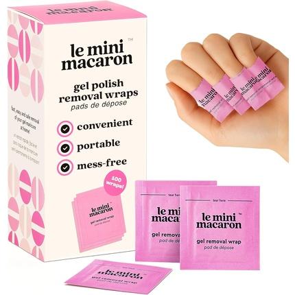 Actual product image Le Mini Macaron Soak Off Gel Nail Polish Remover Wraps