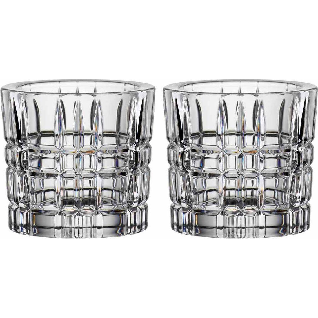 Nachtmann, Windlicht, Teelichthalter Square Votives (2 x, Ø 7 x 6.5 cm)
