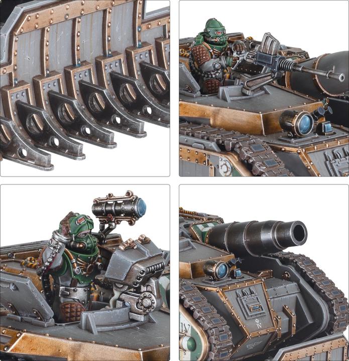 Actual product image Games Workshop Solar Auxilia Basilisk/Medusa (2024) (Plastic)