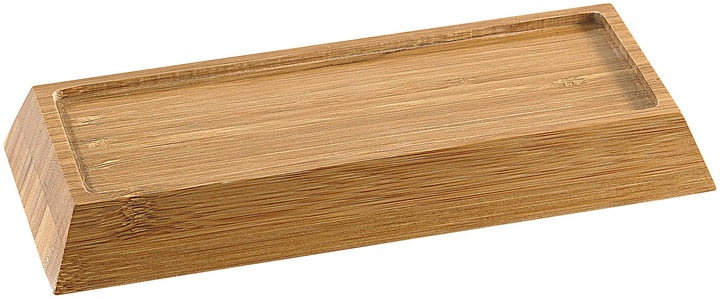 Produktbild Tokio Kitchenware Rutschfester Schleifstein-Halter aus Bambus, für Steine 18 x 6 cm