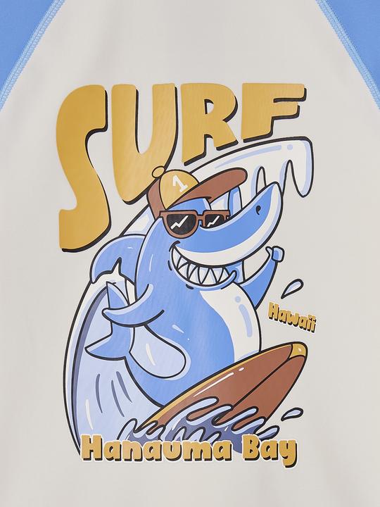 Produktbild Vertbaudet Jungen Strand-Set: UV-Badeshirt & Shorts (128)