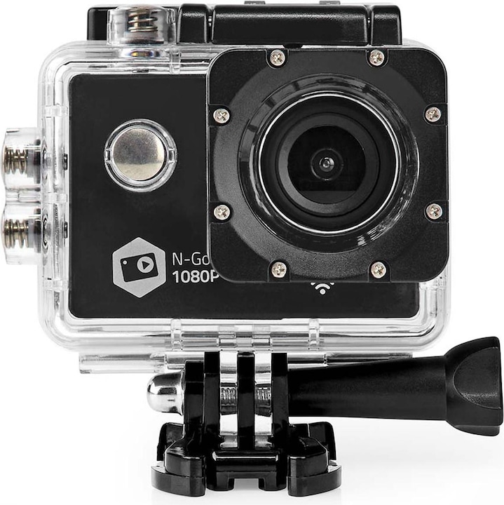 Nedis Action Cam 1080p@30fps 12 MPixel Wasserdicht bis: 30.0 m 90 min WLAN App erhältlich für: Andro (30p, WLAN)