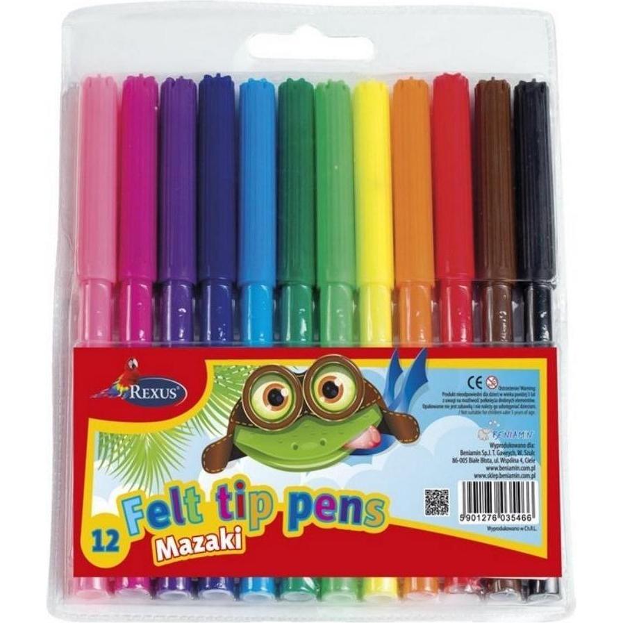 Beniamin, Evidenziatori, Stifte 12 Farben
