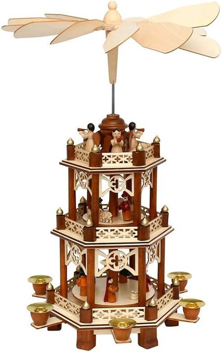 Image du produit Dekohelden24 Pyramide en bois