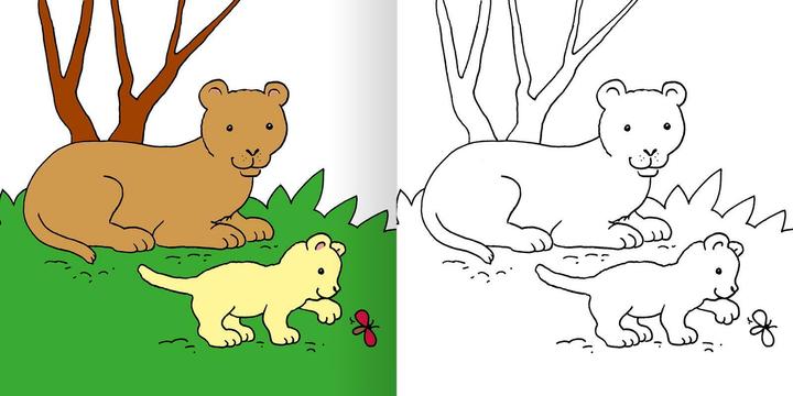 Actual product image Malbuch ab 2j. - Zoo