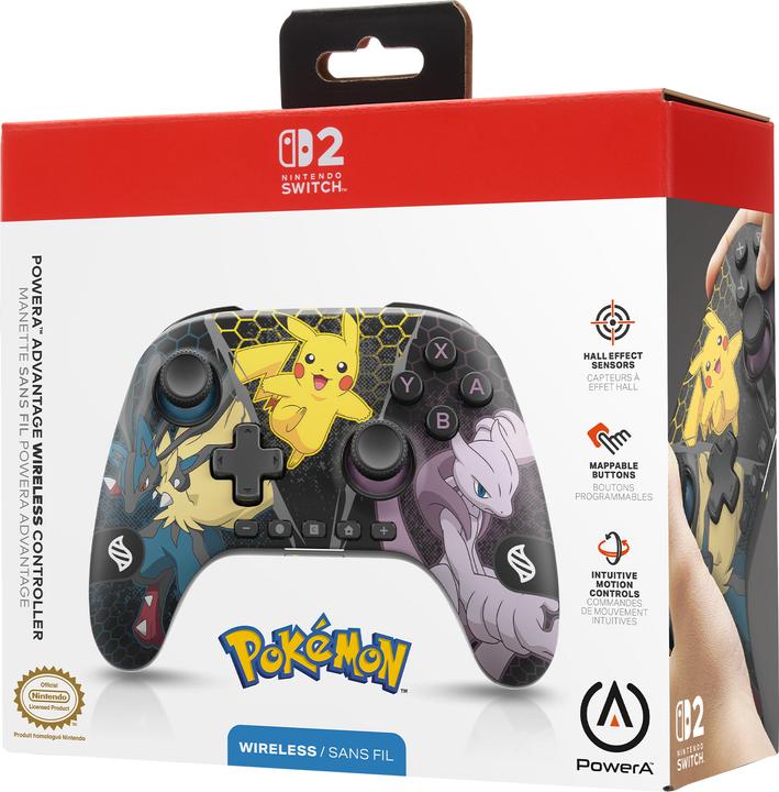 Produktbild PowerA Advantage Wireless Controller -Pokemon Mega Evolutions (Switch, Switch 2, Switch Lite, Switch OLED)