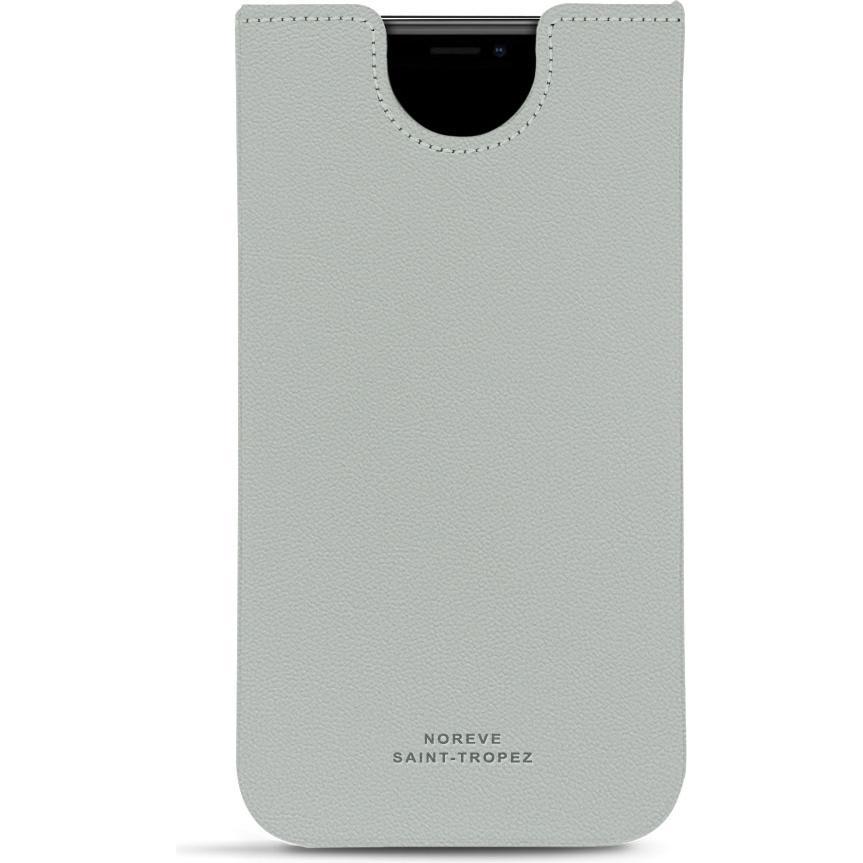 Thumbnail - Noreve Lederschutzhülle (Apple iPhone 11), Smartphone Hülle, Grau