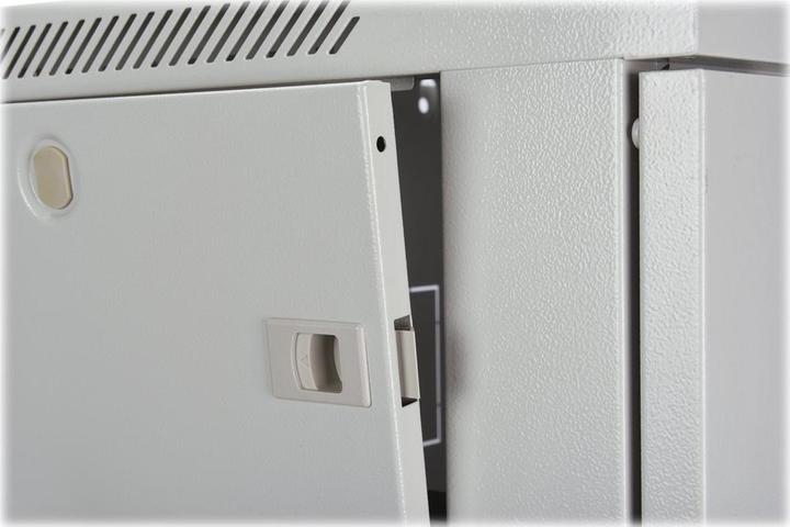 Actual product image Digitus 48.3cm 19inch wall cabinet 9HE SoHoline RAL7035 grey without shelf 505mmx600mmx450mm (9 RU, 19 inch rack)
