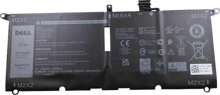 Image du produit Dell DXGH8 (4 cellules, 6840 mAh)