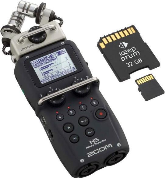 Produktbild Zoom H5 Handy Recorder mit Speicherkarte 32 GB (Mehrspurrecorder)