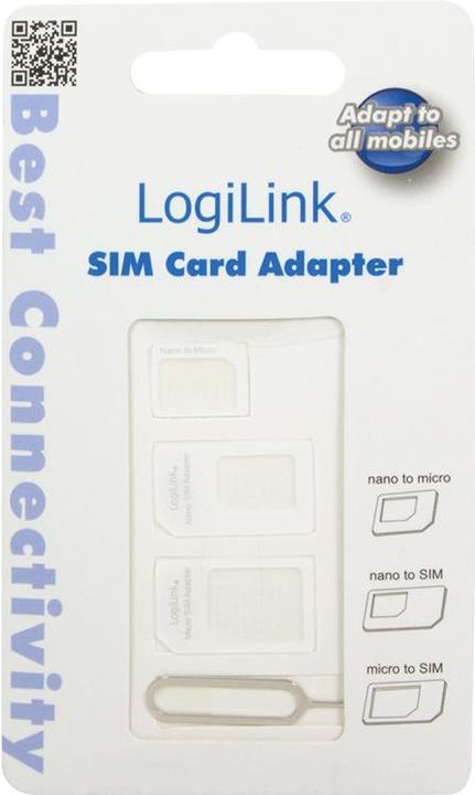 Immagine prodotto LogiLink Set di adattatori per schede SIM
