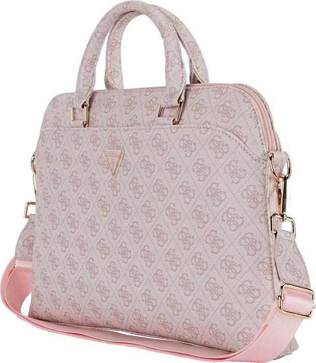 Produktbild Guess Bag 4G Zipper Pocket Triangle Logo 15" pink (15")