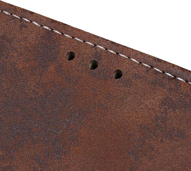 Actual product image MU Style Vintage Leather Bookcover Series (LG Velvet)