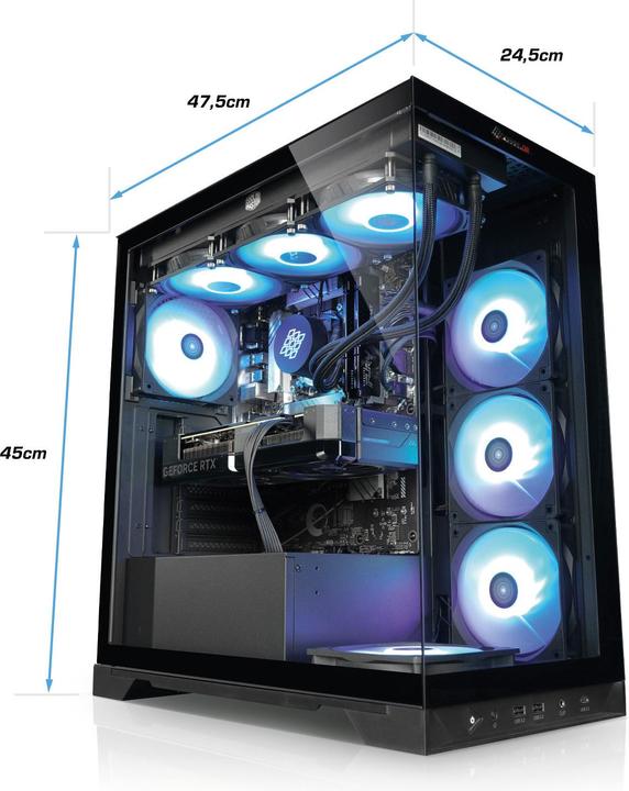 Produktbild Kiebel Invader VII (2000 GB, 64 GB, GeForce RTX 4070 Ti Super)