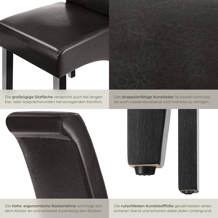 Image du produit tectake Esszimmerstuhl