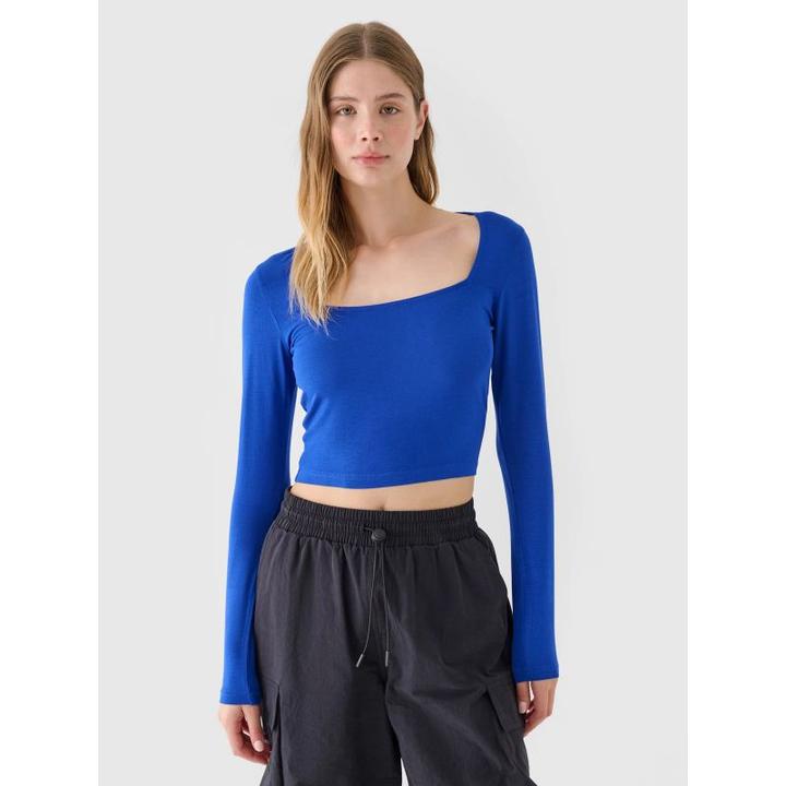 Immagine prodotto 4F Schlankes, glattes Damen-Langarmshirt (L)