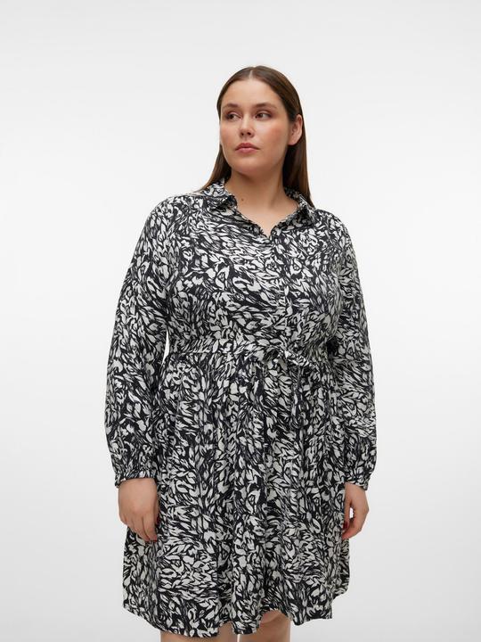 Immagine prodotto Vero Moda Vestibilità regolare Colletto a camicia Curva Polsini non regolabili Maniche larghe Abito corto (46)