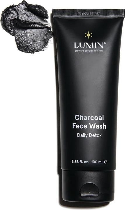 Immagine prodotto Lumin Skincare Charcoal Face Wash Daily Detox (100ml) (Schiuma detergente, 100 ml)