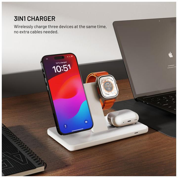 Actual product image Fixed MagPowerstation, biały (37 W)