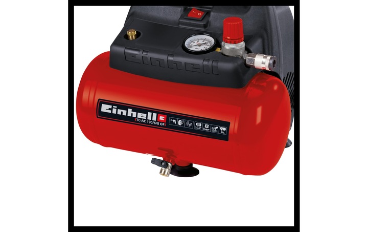 Immagine prodotto Einhell Th-Ac 190/6 Of (8 bar, 6 l)