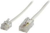 Produktbild MicroConnect RJ11-RJ45 3M M/M White