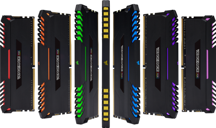 Produktbild Corsair DDR4 Vengeance RGB LED (4 x 16GB, 3000 MHz, DDR4-RAM, DIMM)