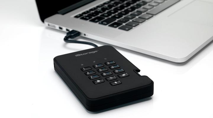 Actual product image iStorage diskAshur² - Hard Drive - Encrypted - 3 TB - External (Portable) (3 TB)
