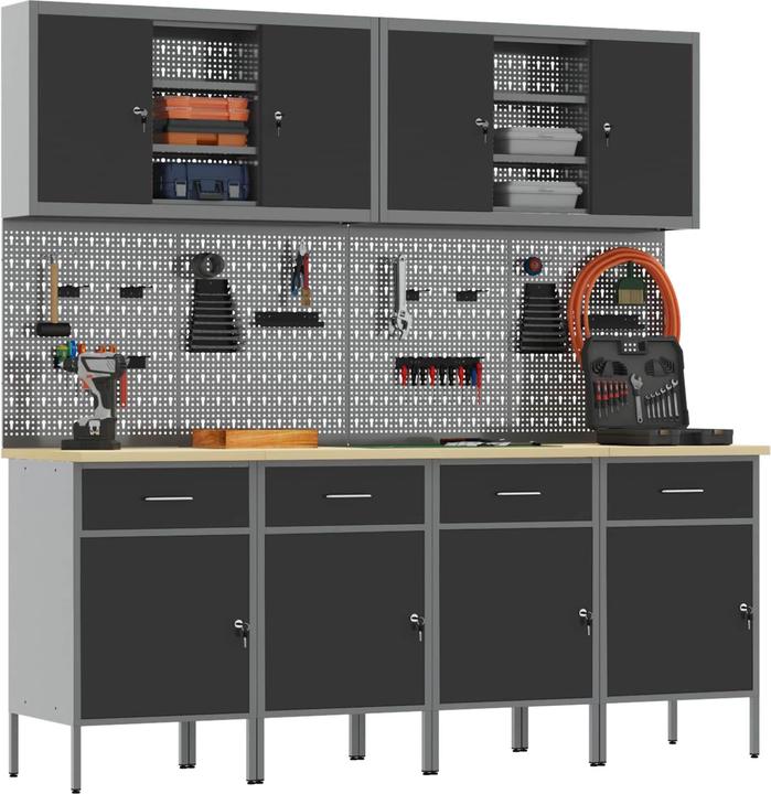 Image du produit vidaXL Établi (55 cm, 200 cm)