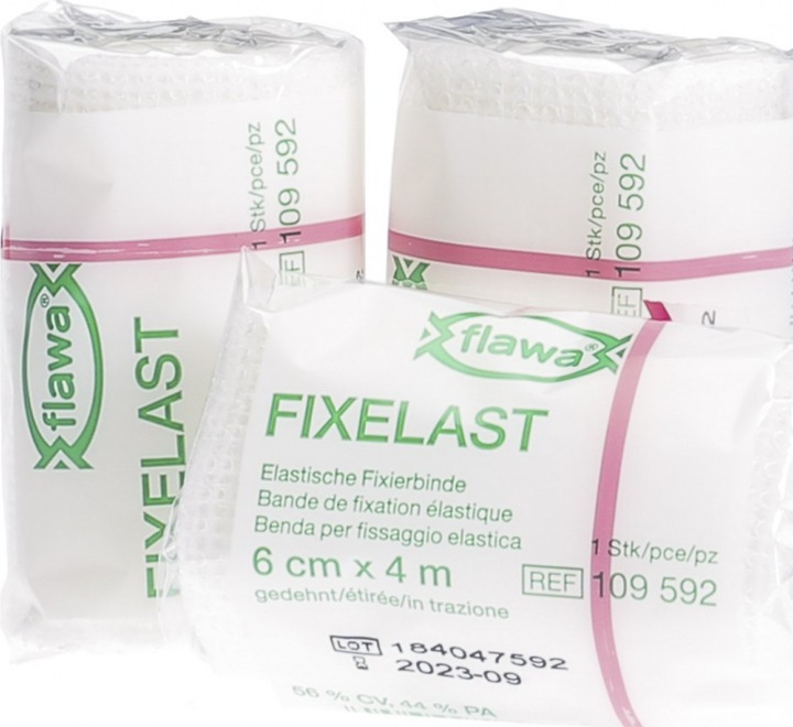Actual product image Flawa Fixelast Fixierbinde 6cmx4m in Cellux