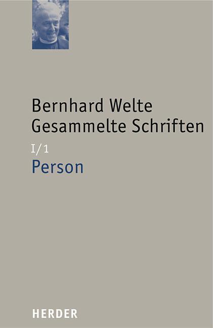 Produktbild Person (Deutsch, Bernhard Welte, 2006)