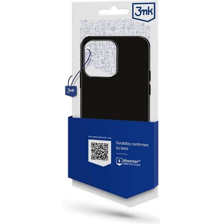 3Mk Nero Custodia Per Xiaomi Redmi Note 12 Pro+ Della Serie Matt Case - (Xiaomi Redmi Note 12 Pro+), Cover Smartphone,