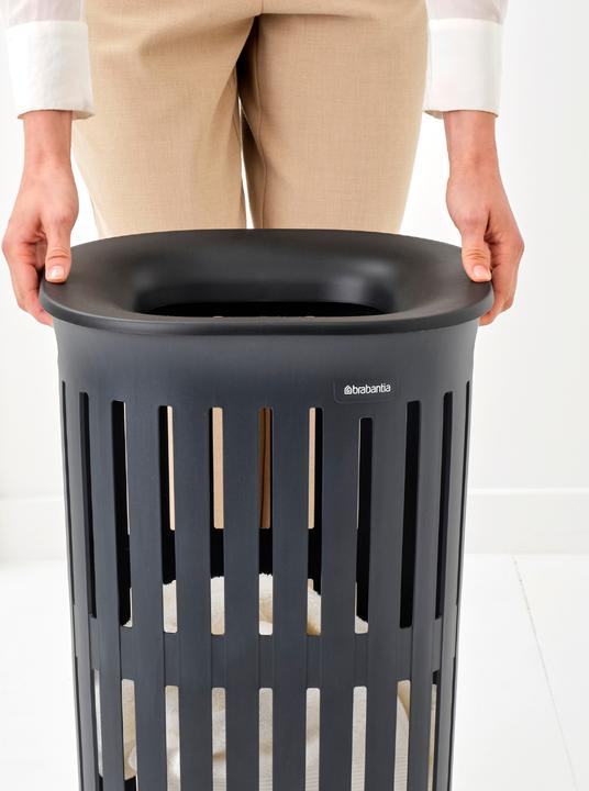 Actual product image Brabantia Wäschekorb Collect-It 2 x 55 l, Schwarz (55 l)